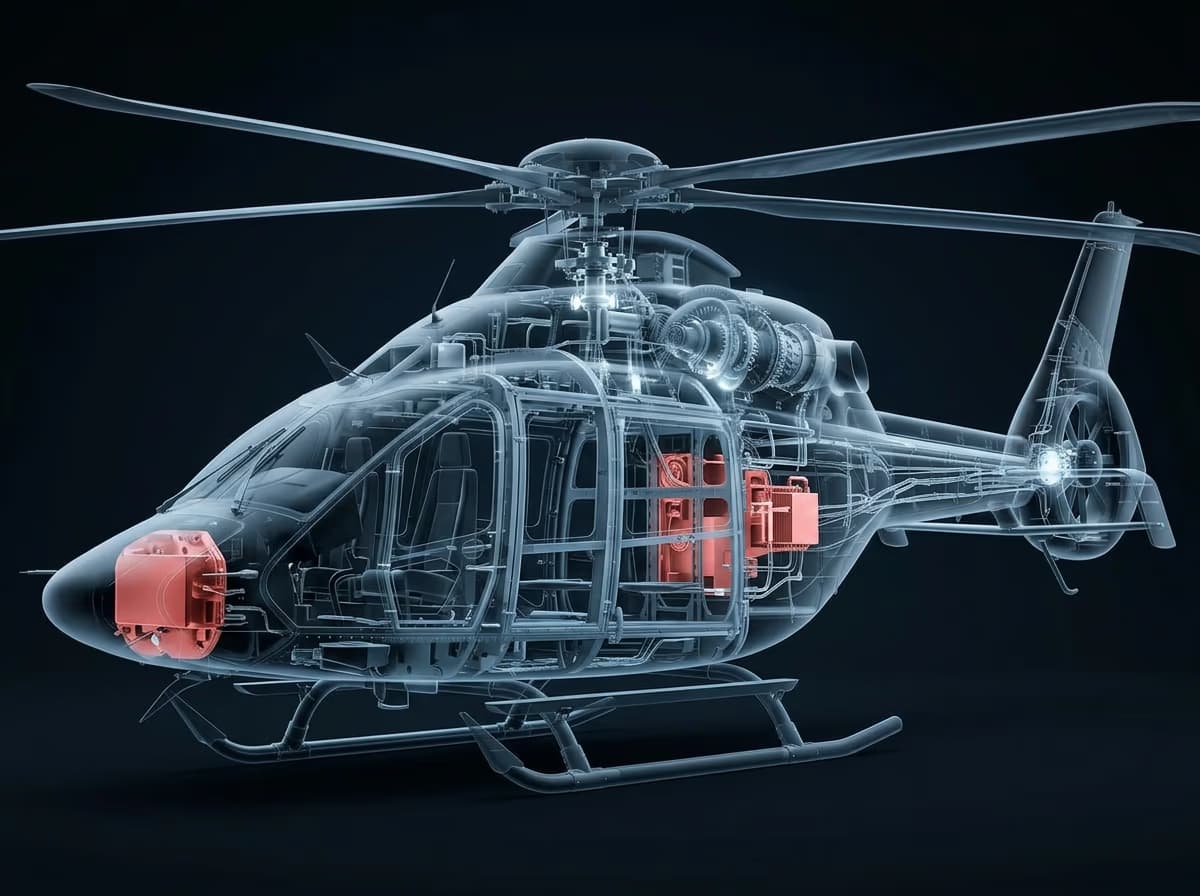 Rotkreuz-Hubschrauber